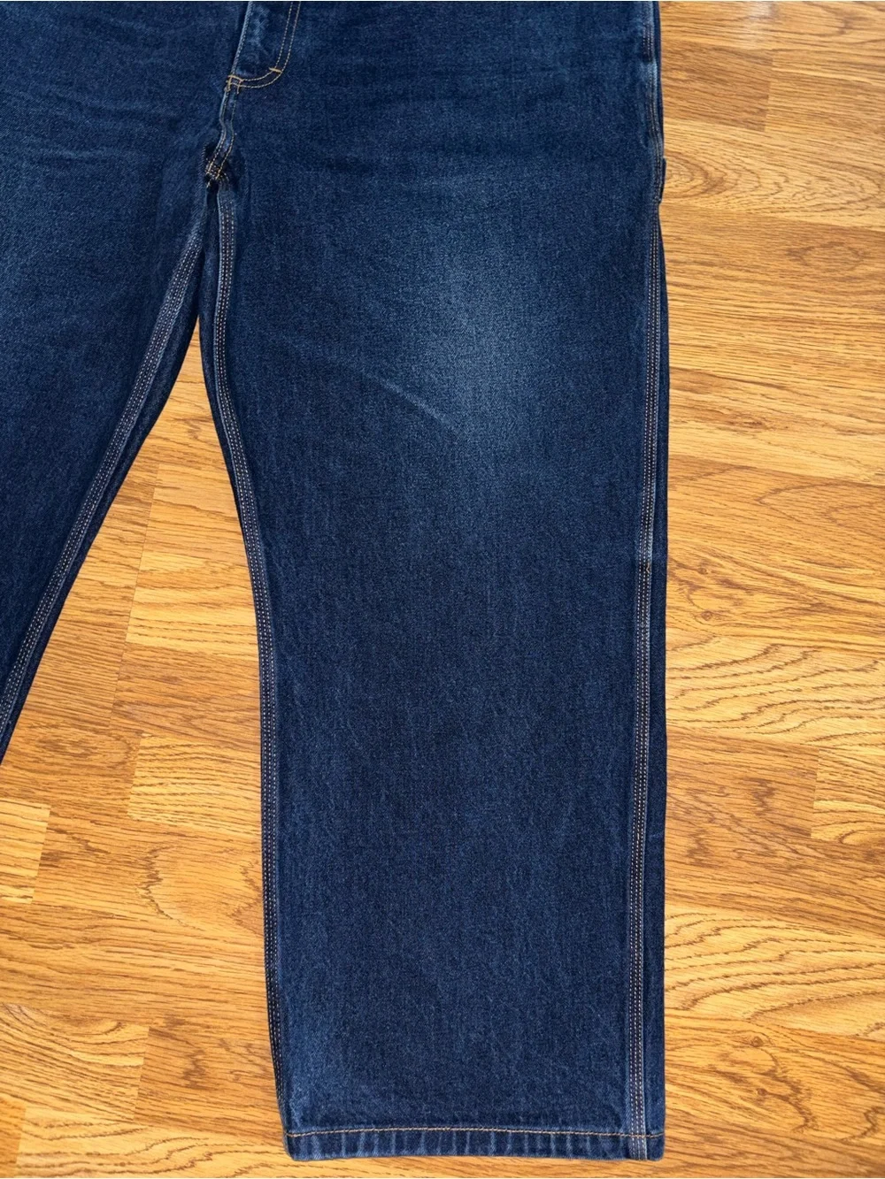 Vintage Big Mac Workwear Carpenter Jeans Men’s Size 44x28 Dark Wash Thick Heavy